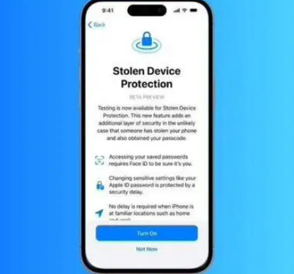 姑苏苹果授权维修店分享被盗设备保护功能开启方法 